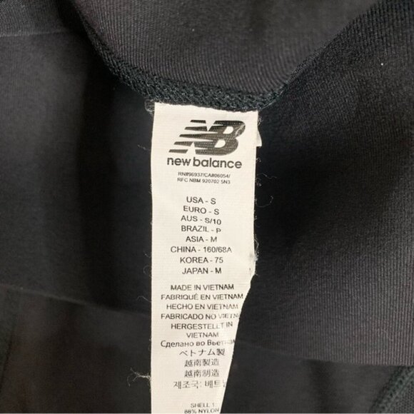 New Balance Women's Stirrup Leggings High rise waist Pants Tights Black Small - Picture 13 of 15